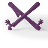 The Hands Stand - Portable Book/Tablet Holder (Aubergine)