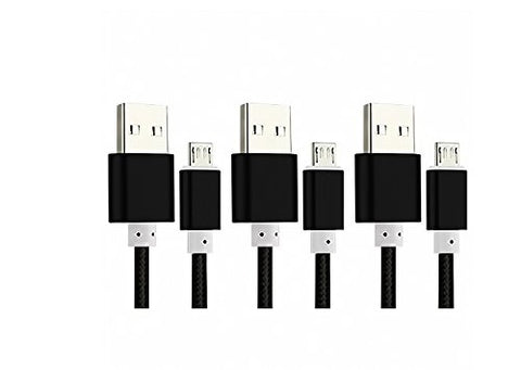 3Pack Micro USB Cable for all Amazon Kindle Fire HD,Kindle Paperwhite, Kindle Touch, Kindle Keyboard, Kindle DX 5ft 2.0 USB to Micro-USB Cable