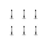 Disc Tip, 6-Pack High Precision and Universal Crystal Round Shape Replaceable Stylus Pen Disc Tips.