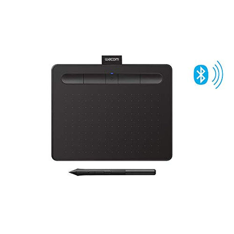 Wacom Intuos Wireless Graphics Drawing Tablet with Bonus Software Included, 7.9" X 6.3", Black (CTL4100WLK0)