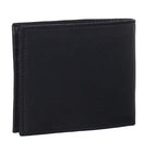 Tommy Hilfiger Coin Pocket Wallet - Genuine Leather Slim Single Fold Bifold for Men with Small Pouch