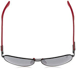 Ray-Ban unisex adult Rb8313m Scuderia Ferrari Collection Sunglasses, Black/Grey Mirror, 61 mm US