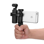 Newest Phone Holder Tripod Mount, Woohot 360 Degree Rotation，Metal Phone Tripod Mount with Cold Shoe，Mount Pro Smartphone Holder Video Rig Tripod Mount Adapter Cellphone Holder for Tripod