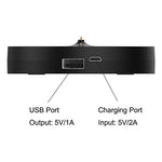 Kissmart Power Up Charging Dock Compatible with Ultimate Ears Boom 3 / Megaboom 3, Replacement Charger Dock Cradle Station with USB Port for Ultimate Ears Boom 3 / Megaboom 3 Wireless Speaker (Black)