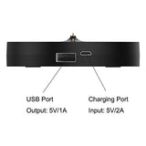 Kissmart Power Up Charging Dock Compatible with Ultimate Ears Boom 3 / Megaboom 3, Replacement Charger Dock Cradle Station with USB Port for Ultimate Ears Boom 3 / Megaboom 3 Wireless Speaker (Black)
