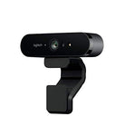 Logitech BRIO Ultra HD Webcam for Video Conferencing, Recording, and Streaming - Black