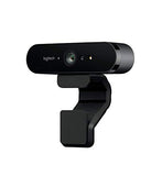 Logitech BRIO Ultra HD Webcam for Video Conferencing, Recording, and Streaming - Black