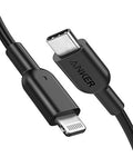 Anker USB C to Lightning Cable [3ft Apple MFi Certified] Powerline II for iPhone X/XS/XR/XS Max / 8/8 Plus, Supports Power Delivery (for Use with Type C Chargers)