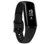 Samsung Galaxy Fit E 2019, Fitness Band, Pedometer, Heart Rate & Sleep Tracker, PMOLED Display, 5ATM Water Resistance, MIL-STD-810G, Bluetooth Active SM-R375 - International Version (Black)