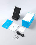 Anker Fast Wireless Charger, 10W Wireless Charging Stand, Qi-Certified, Compatible iPhone XR/Xs Max/XS/X/8/8 Plus, Fast-Charging Galaxy S10/S9/S9+/S8/S8+ and More, PowerWave Stand (No AC Adapter)