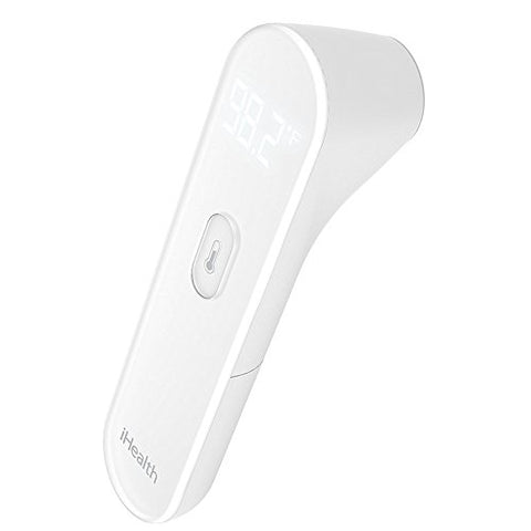 iHealth No-Touch Forehead Thermometer, Infrared Adult Thermometer for Adults and Kids,Medical Digital Infrared Fever Thermometer, Kid and Baby Thermometer