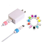 10PCS Cable Saver Protector for USB Lightning Cable iPhone Earphones Protector, Random Color