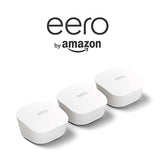 Amazon eero mesh WiFi system – router for whole-home coverage (3-pack)