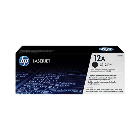 Cartucho de Tóner HP 12A Negro LaserJet Original