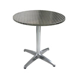 Mesa redonda de aluminio