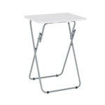 Mesita plegable blanca 48x38x66 cm, Quest