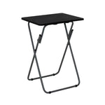 Mesita plegable negra 48x38x66 cm, Quest