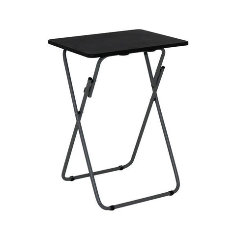 Mesita plegable negra 48x38x66 cm, Quest