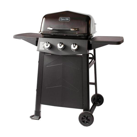 Barbacoa a gas con 3 quemadores de 24000btu con bandejas, Dyna-glo