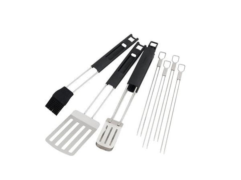 Set de 7 piezas utensilios para barbacoa monarch, Broil king