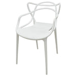 Silla plástica blanca