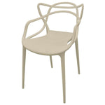 Silla plástica beige