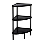 Mesa multiusos triangular negra de 3 niveles, Rimax