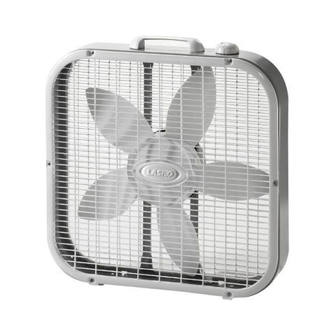 Abanico cuadrado de piso 20" 3 velocidades (blanco), Lasko