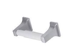 Porta papel higiénico cromada satinada superficie.t.e., Aquatek