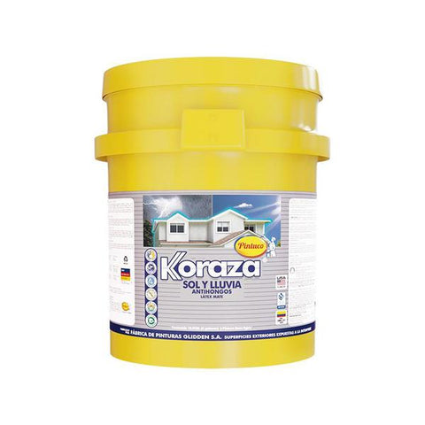 Koraza sol, lluvia y antihongos base intermedia 5 galones., Pintuco