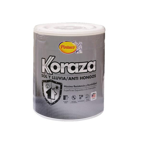 Koraza sol, lluvia y antihongos base intermedia 1 galon, Pintuco