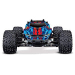 Traxxas 67076-4 Rustler 4x4 VXL Off Road Electric Remote Control RC Car with Remote Control for Adults and Kids, Red