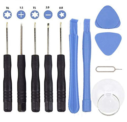 11 Pieces Universal Repair Screwdrivers Tools Set Kit WIHT Opening Pry for iPhone Samsung Cellphone Smart Phone