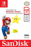 SanDisk 256GB microSDXC UHS-I-Memory-Card for Nintendo-Switch - SDSQXAO-256G-GNCZN