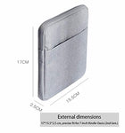 SixiCat Sleeve for 7 Inch Kindle Oasis (2nd 2017 Release and 3rd 2019 Release) 7-Inch Nylon Case Cover Travel Carry Bag Pouch for All-New 7 inch Kindle Oasis E-Reader (Light Gray)