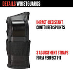 Triple Eight Saver Series Pad Set with Kneesavers, Elbowsavers and Wristsavers, Junior, Black