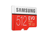 Samsung Memory MB-MC512GAEU 512 GB EVO Plus Micro SD Card with Adapter