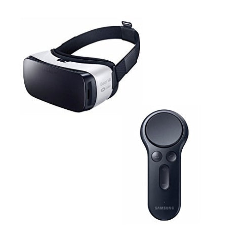 Samsung Gear VR Virtual Reality Console Headset (USA Version) with Samsung Gear VR Controller All In One Bundle For Galaxy S7, Galaxy S7 edge, Galaxy Note5, S6 edge+, S6 and S6 edge