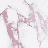 BAISRKE Shiny Rose Gold Marble Design Clear Bumper Matte TPU Soft Rubber Silicone Cover Phone Case Compatible with iPhone 7 Plus iPhone 8 Plus White
