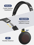 Mpow Bluetooth Headset V5.0 with Dual Microphone, Wireless PC Headphones,CVC8.0 Noise Canceling, On Ear for Computer,Cell Phone, Call Center, Office, Skype, 22 H Talk Time,Soft Earpad (Wired Optional)