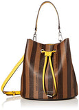 Karl Lagerfeld Paris Adele Bucket Bag, Brown/Khaki/Mango