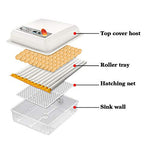 16 Mini Egg Incubator Digital Automatic Hatcher with Egg Turning for Chickens Ducks Goose Birds 商品名称