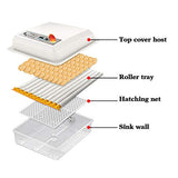 16 Mini Egg Incubator Digital Automatic Hatcher with Egg Turning for Chickens Ducks Goose Birds 商品名称