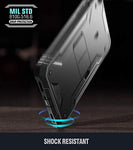 Galaxy Tab A 8.0 2019 Rugged Case with Kickstand,SM-T290 SM-T295, Poetic Full Body Shockproof Cover, Built-in-Screen Protector, Revolution, for Samsung Galaxy Tab A Tablet 8.0 Inch (2019), Black
