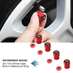 A ABIGAIL Tires Valve Stem Caps for Jeep Grand Cherokee Wrangler Compass Cherokee Renegade Patriot Grand Comander Decoration Accessories