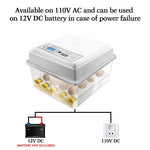 16 Mini Egg Incubator Digital Automatic Hatcher with Egg Turning for Chickens Ducks Goose Birds 商品名称