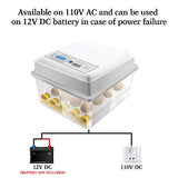 16 Mini Egg Incubator Digital Automatic Hatcher with Egg Turning for Chickens Ducks Goose Birds 商品名称