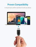 [2-Pack] Anker Powerline+ USB C to USB A Fast Charging Cable, for Samsung Galaxy Note 8 / S8 / S8+ / S9 /S10, iPad Pro 2018, MacBook, Sony XZ, LG V20 / G5 / G6, Xiaomi 5 and More (3ft) (Gray)
