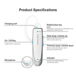 Bluetooth Earpiece- Wireless Bluetooth Headset Noise Cancelling with Mic 24Hrs Talktime Hands-Free 1440Hrs Standby Time Headphones Compatible with iOS/Android Smart Phones, Driver Trucker, White