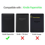 Walnew Amazon Kindle Paperwhite Standing Case Cover -- Ultra Lightweight PU Leather Origami Cover for All-New Kindle Paperwhite (Fits All versions: 2012, 2013, 2014 and 2015 All-new 300 PPI ), Green